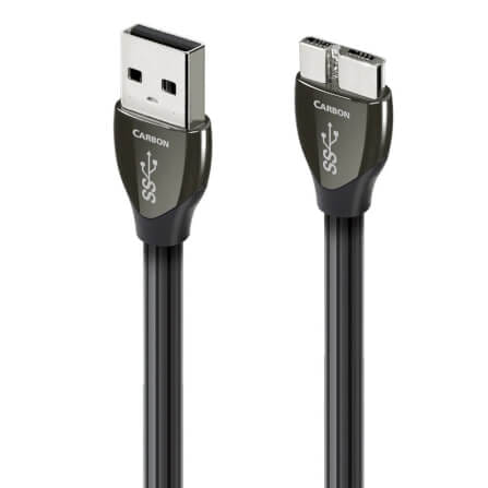 สาย USB AUDIOQUEST : USB-CARBON (A TO MICRO) (USB 3.0) (0.75M)_0